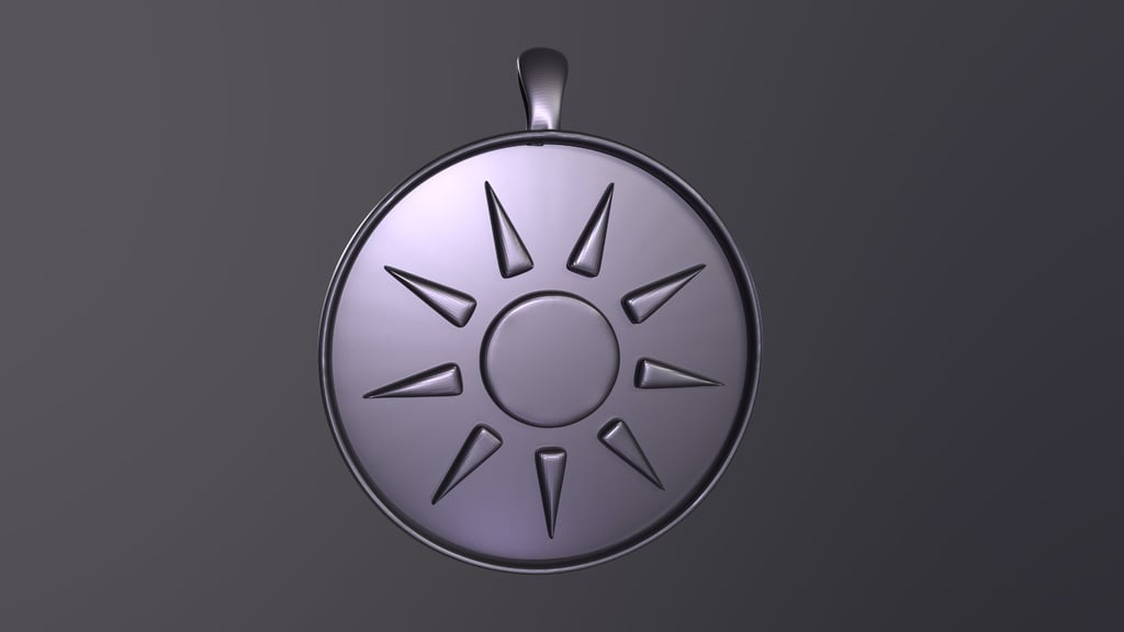 Dark Lord of the Sith Pendant magnet free 3D print model