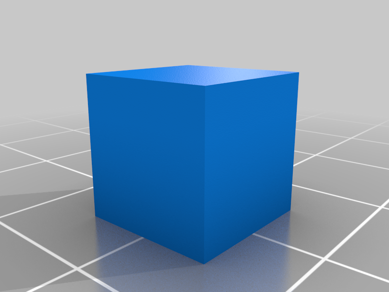 Test cube for 3D printing 10Х10Х10