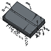 Generator 4, line-emitter integrated into RC guide 3D model