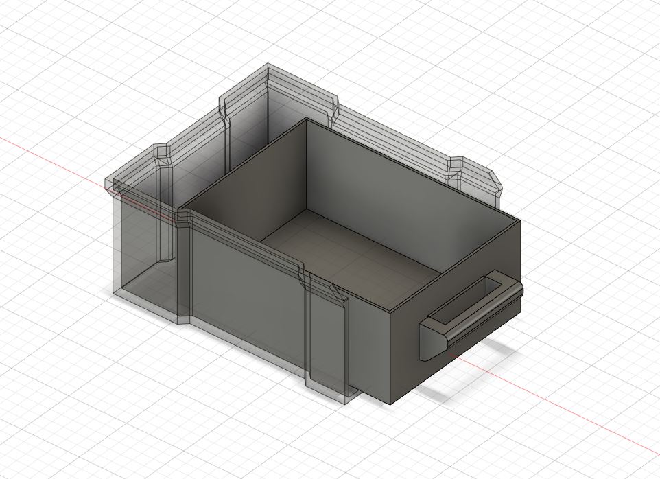 Simple Stackable Box with Drawer
