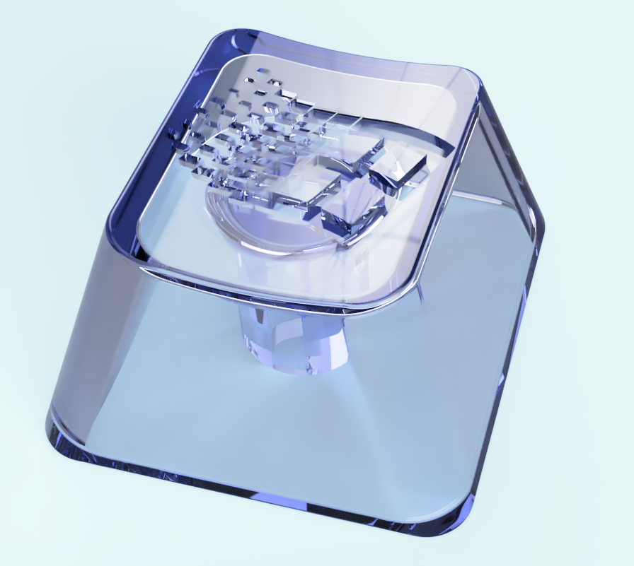 [OLD] Custom OEM MX Keycap Generator - Split Stem (Fusion 360)