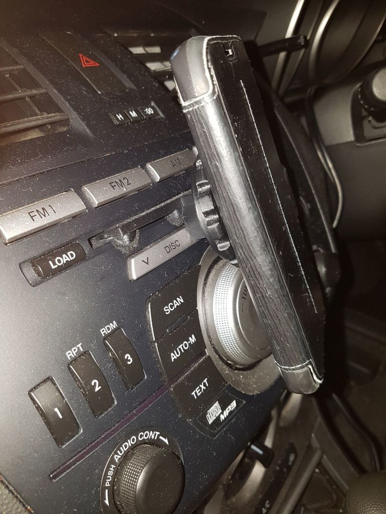 Simple Car CD-slot Magnetic Phone Holder