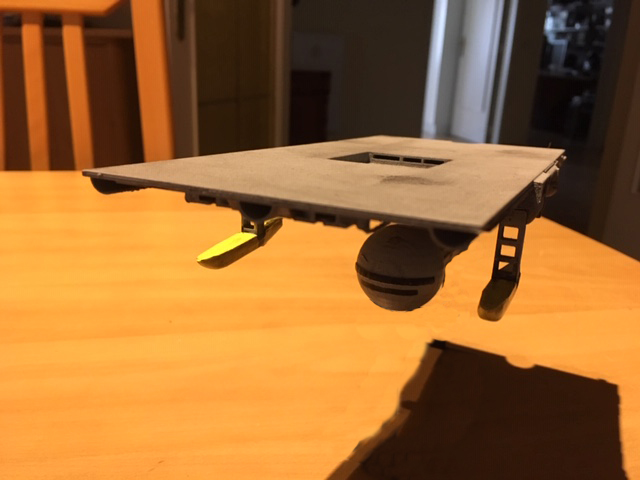 Flattop Ship (1/3) "Moebius" from Galactica ragtag fleet