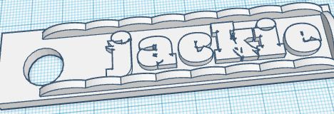 Jackie - Keychain