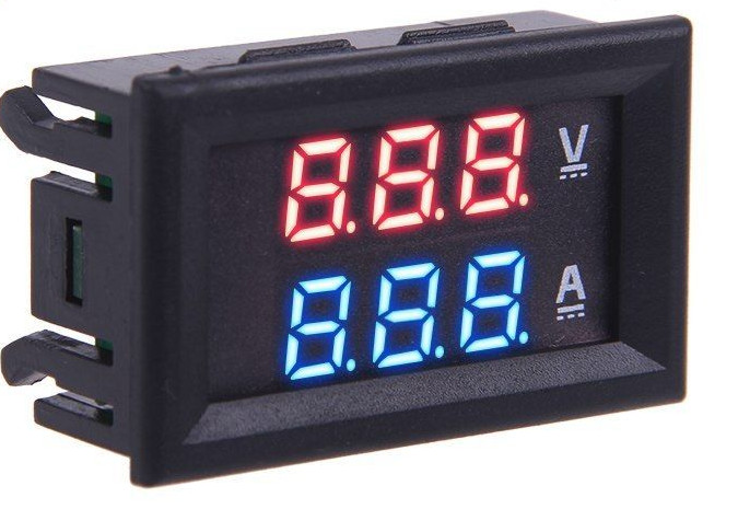 Adapter for voltmeter amperemeter screen
