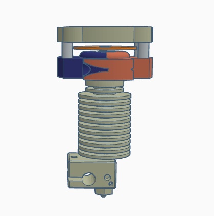 MK III Piezo Hotend z-probe for e3d v6 + Magnetic Delta Piezo Effector
