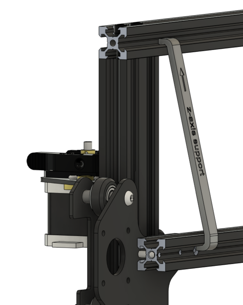 Ender 3 z-axis support clip