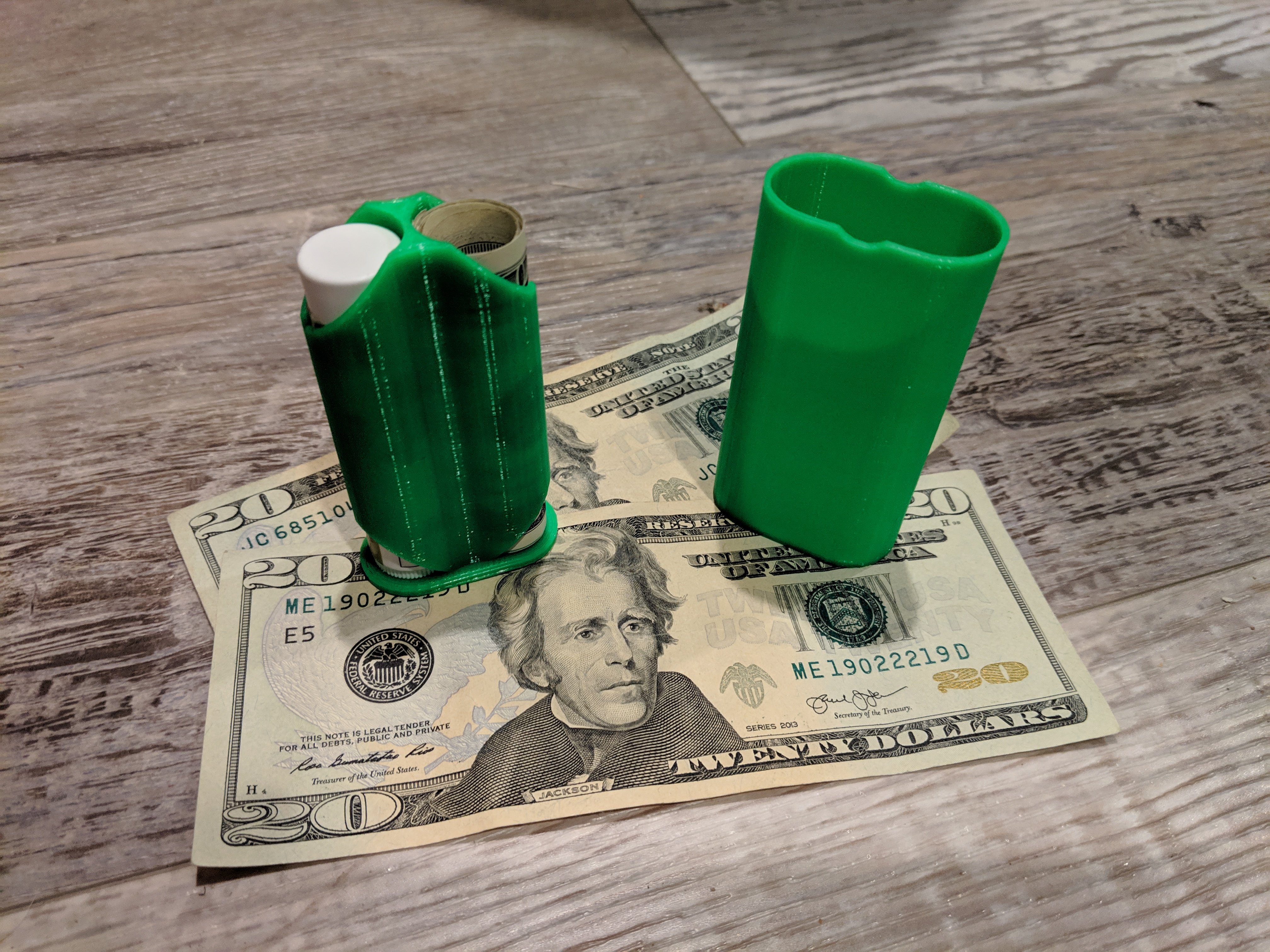 Chapstick and cash Holder