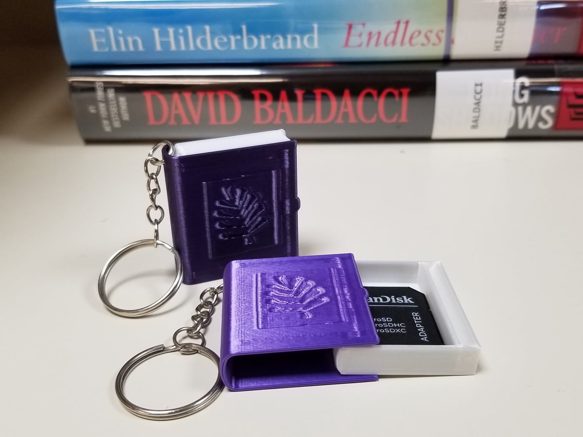 Secret Book Keychain
