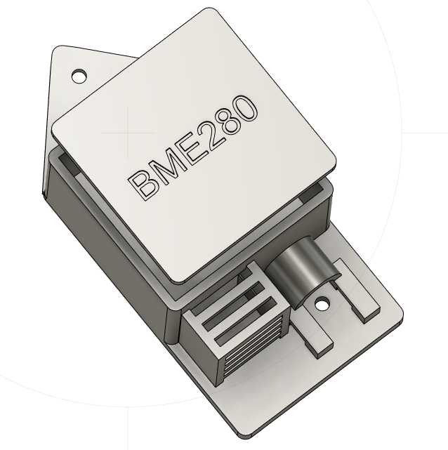 case for WLAN temperature sensor with Wemos D1 Mini and BME280