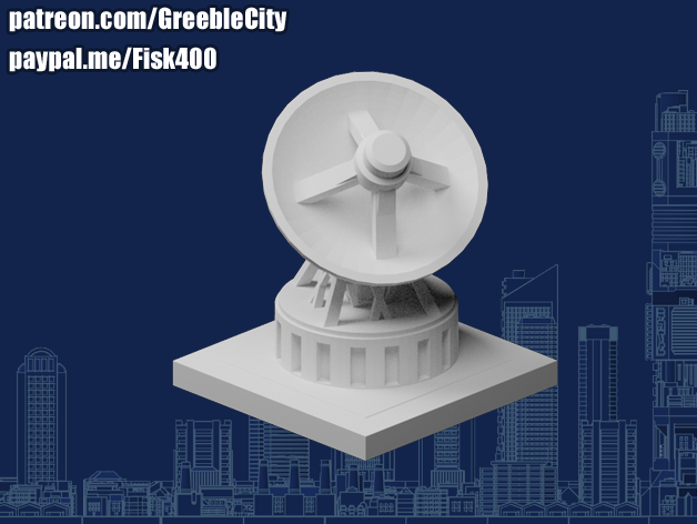 GreebleCity: Radar Dish