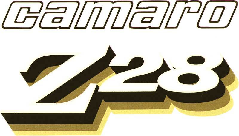 Camaro Z28 1978 logo