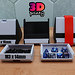 Portable Three-bin Dresser 3D model