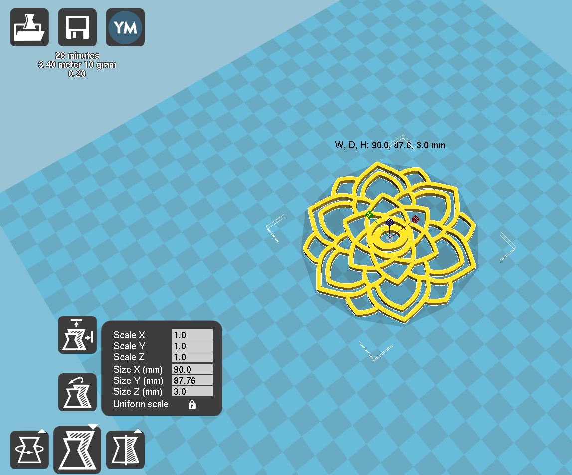 Coaster Mandala style