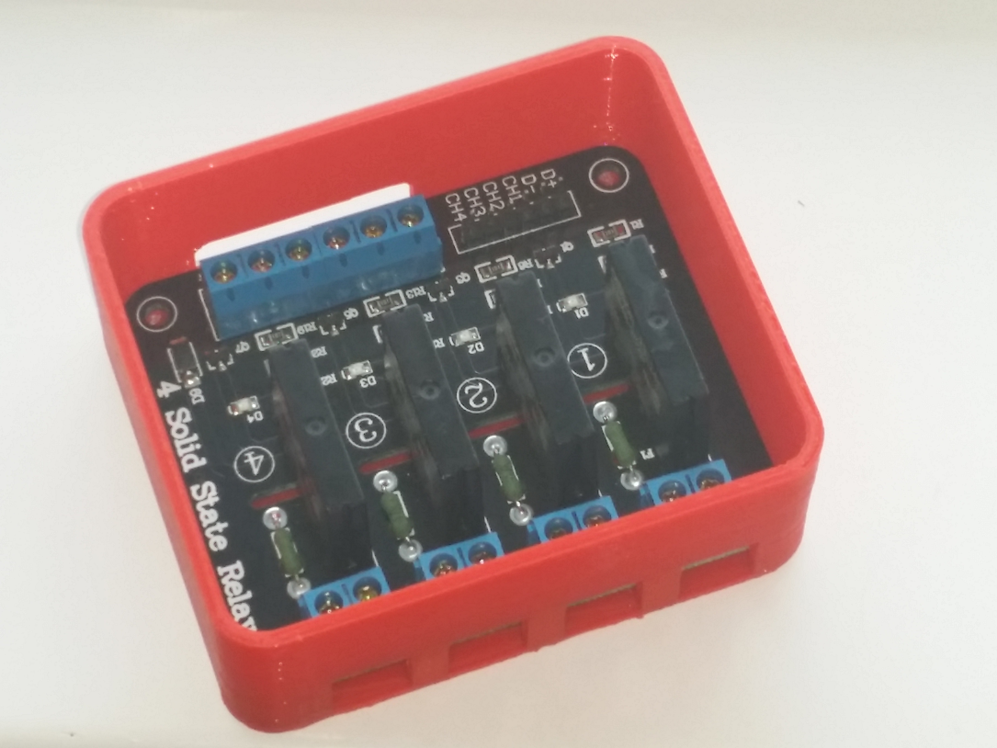 Case for Solid State Relay - 4 Module