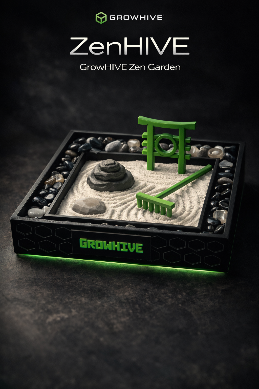ZenHIVE: 3D Printable Zen Garden And Accessories