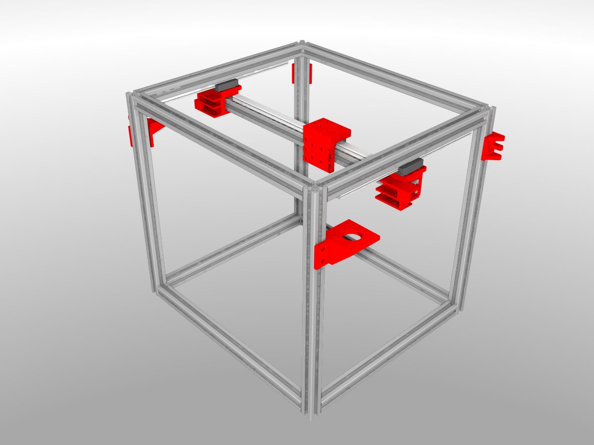 HyperCube MGN12 conversion for X and Y axis