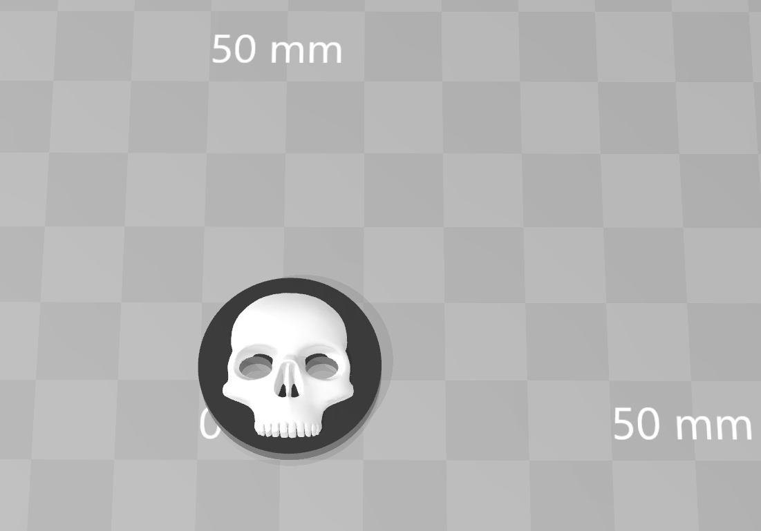 simple skull button fixed