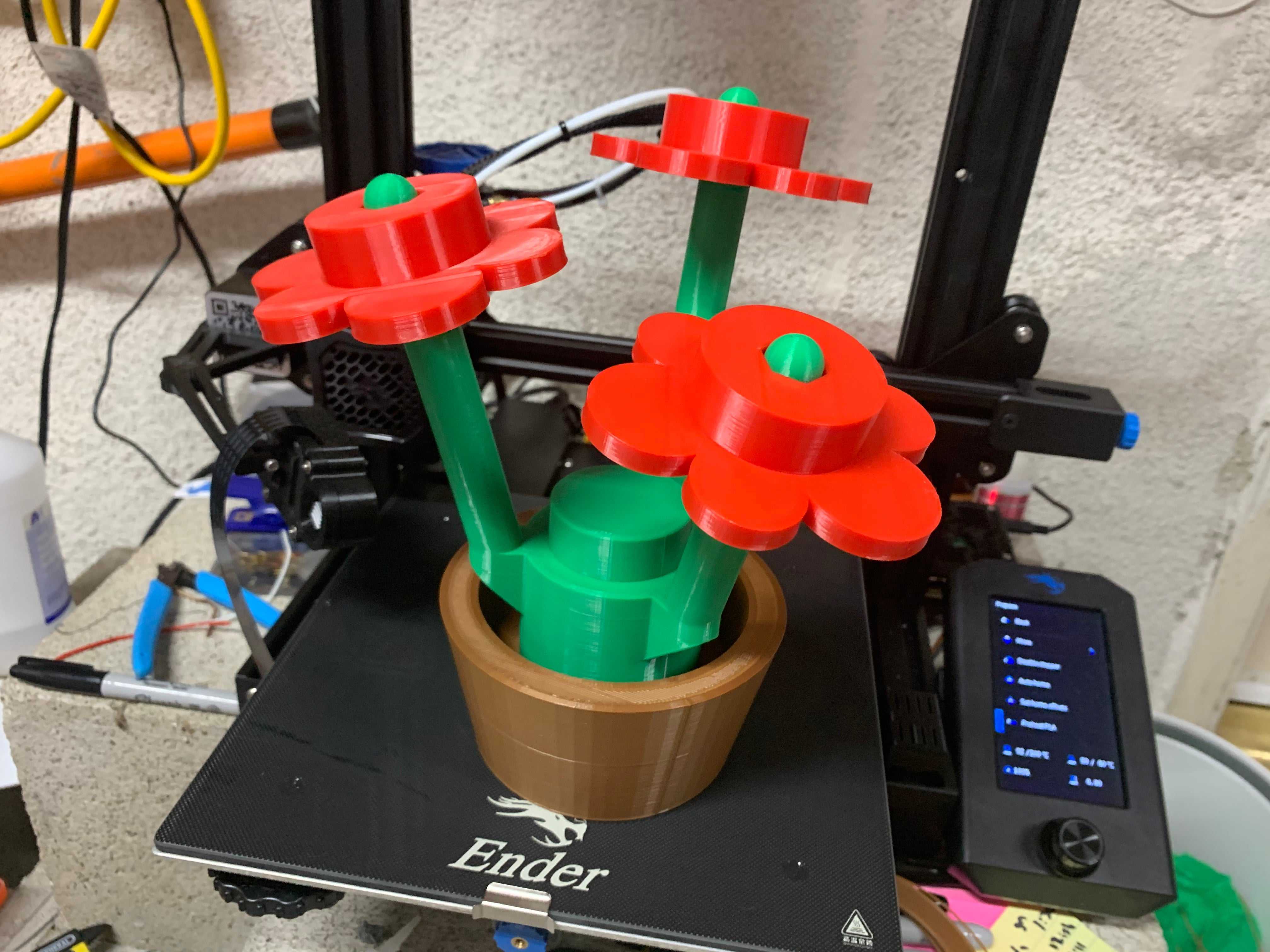 Pot for Large brick flower