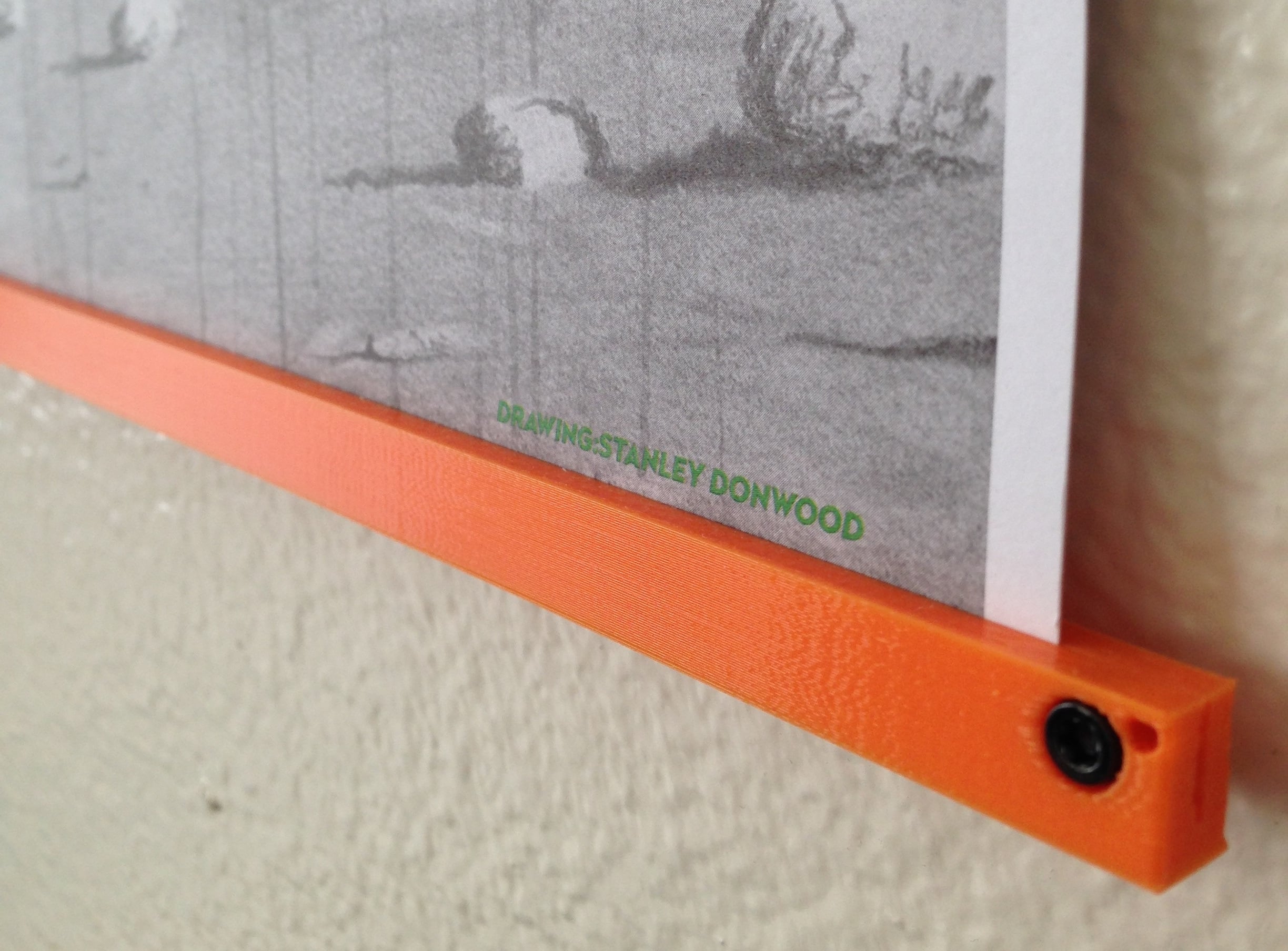 Clamp-on Poster Hanger
