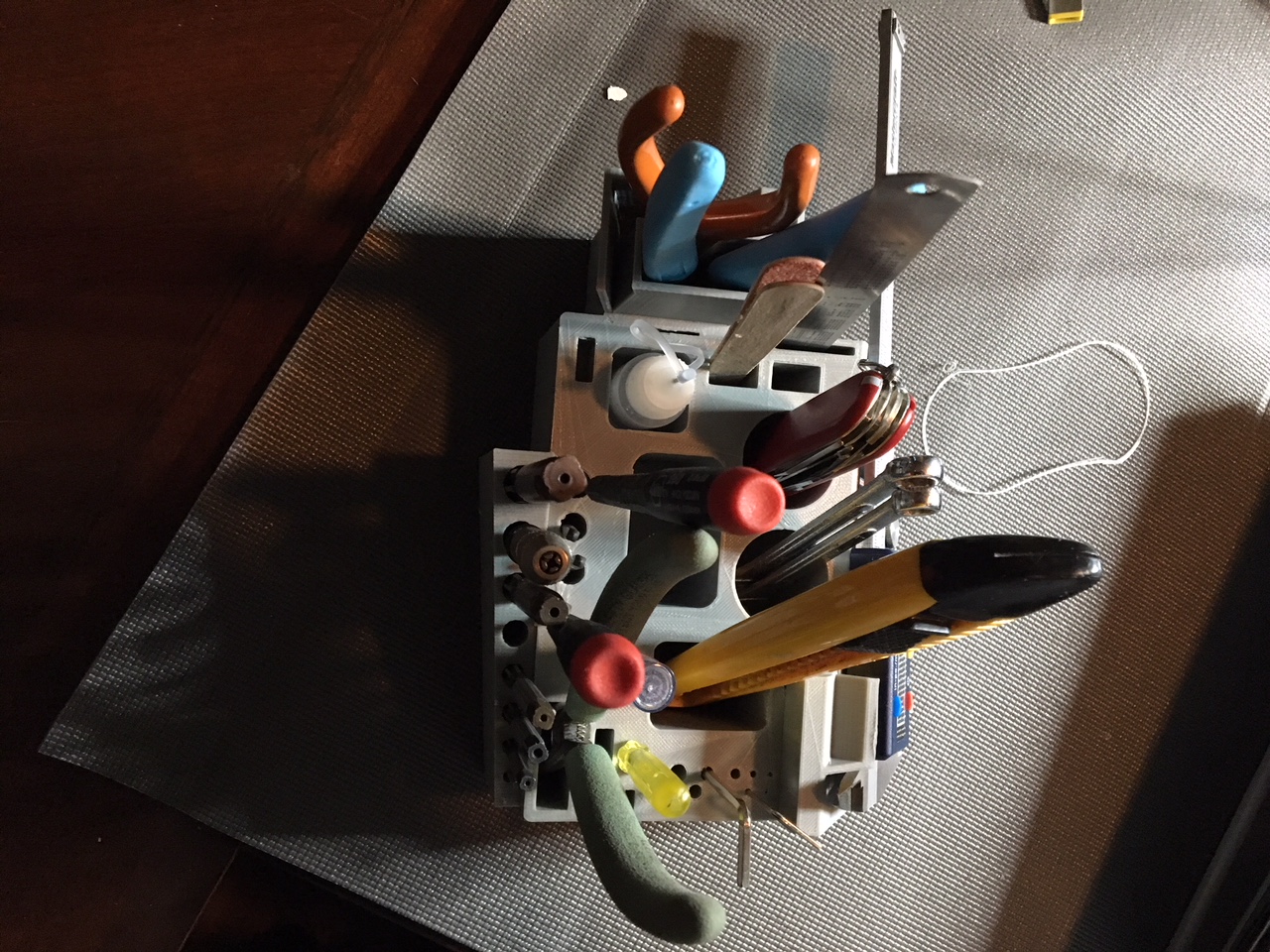 3d Printer tool stand with drill index