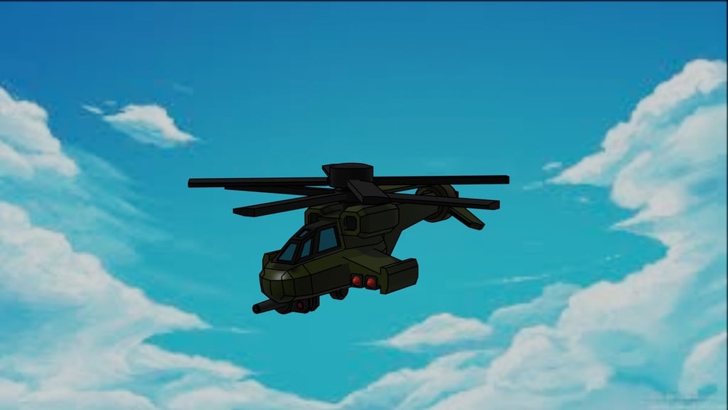 Spartan VTOL generic Sci Fi Helicopter
