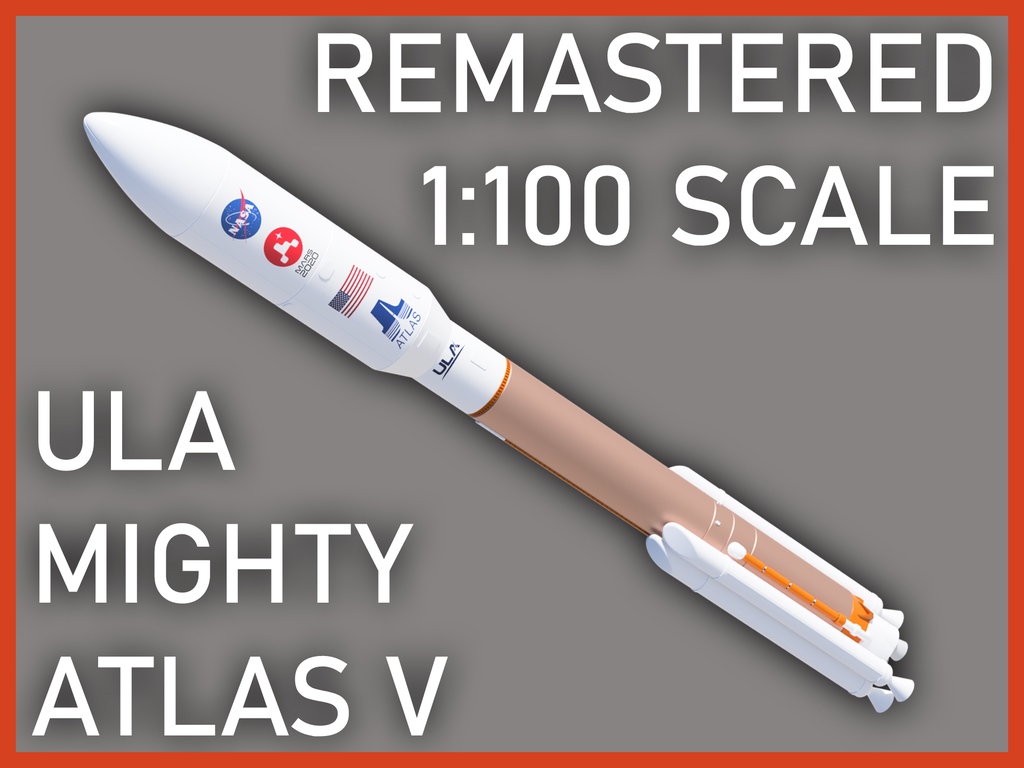 1:100 Scale ULA Atlas V (Remastered)