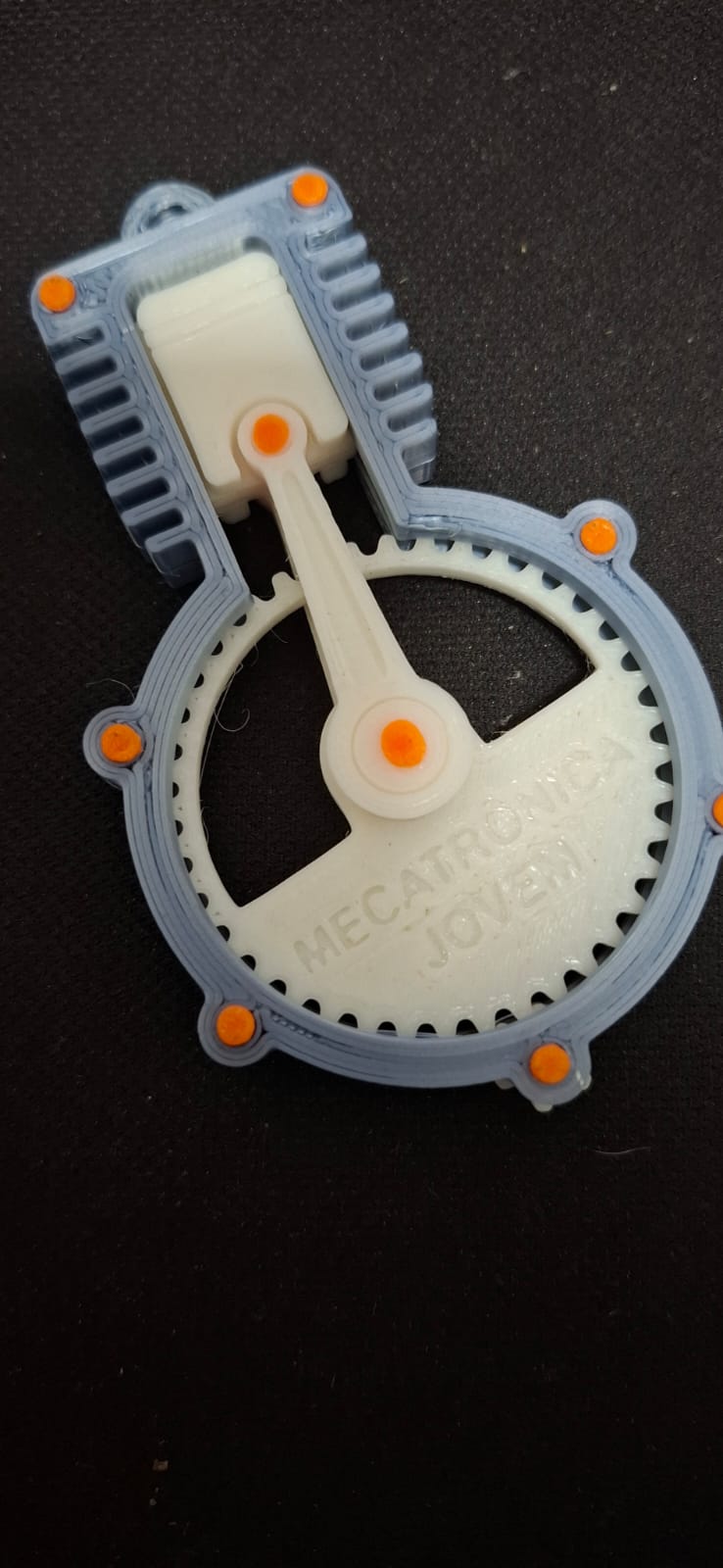 Chaveiro Motor a Pistão / Piston Engine Keychain