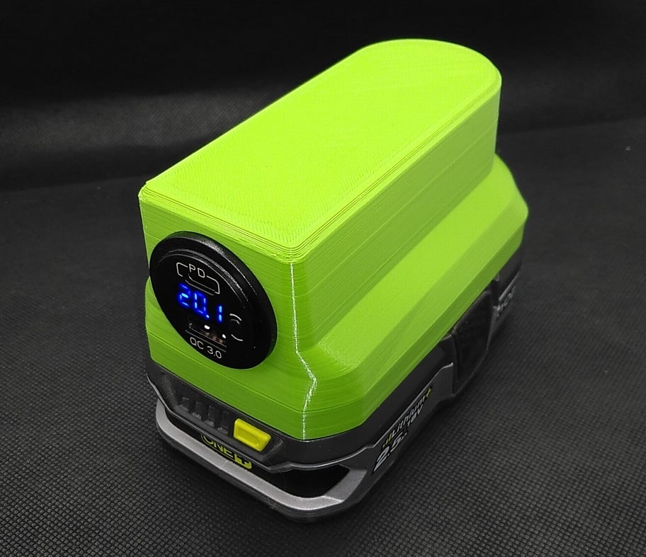 USB / LapTop & power delivery  Power Bank Ryobi One+