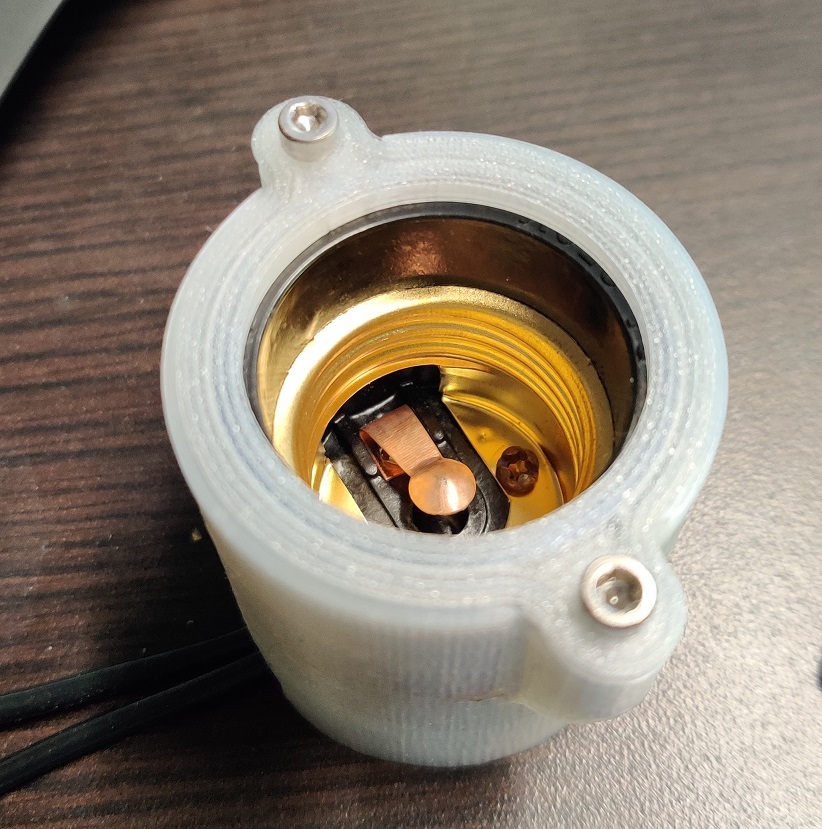 Minimalist Mounting Shell for E26 E27 Standard Screw-in Socket