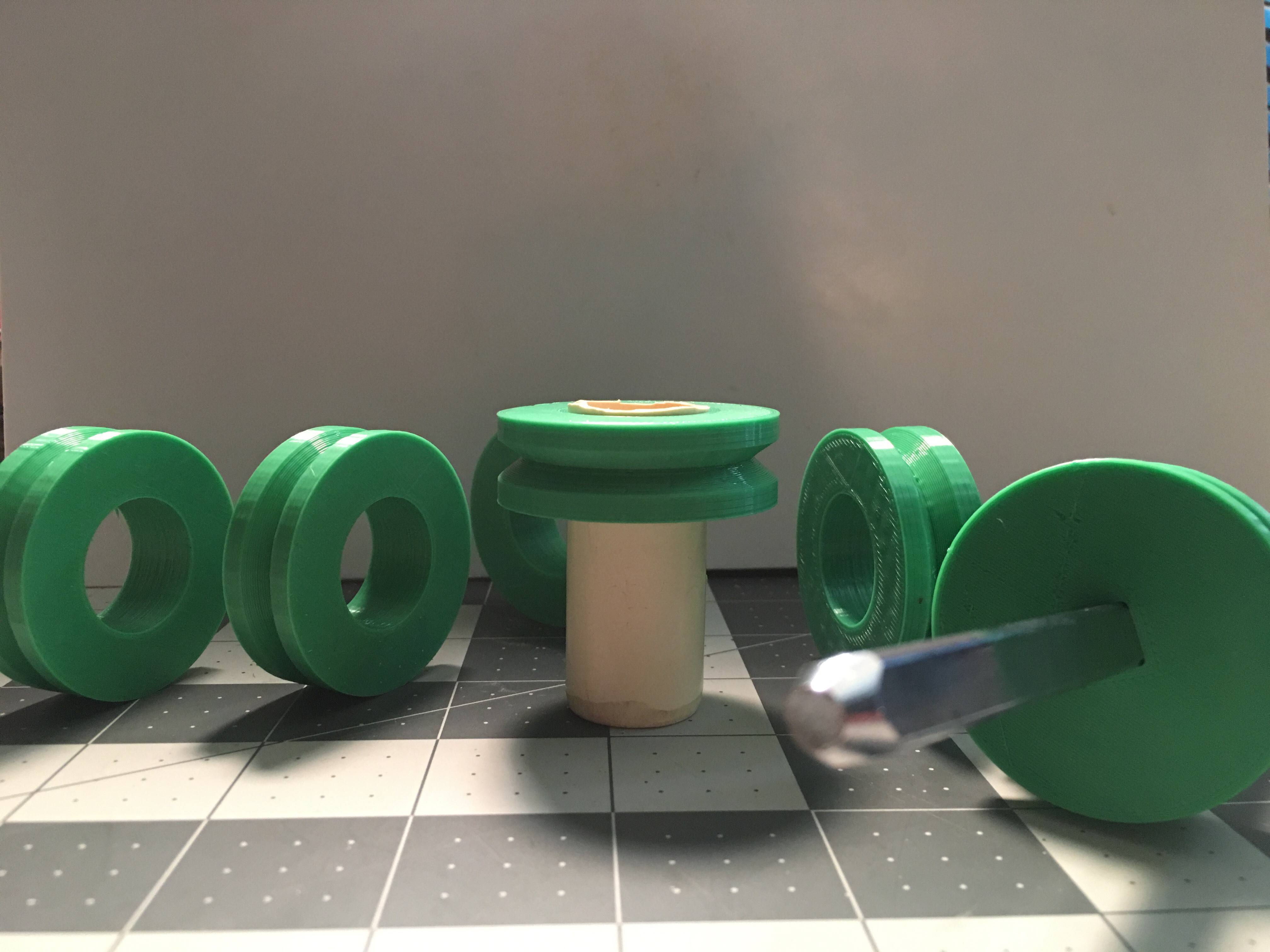 Pinch Pully. Designed for cup turner.
