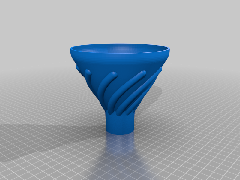 ddl turbo funnel remix with easy customization on fusion 360