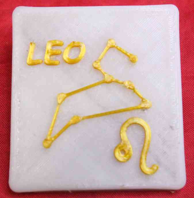 LEO Zodiac Sign pin