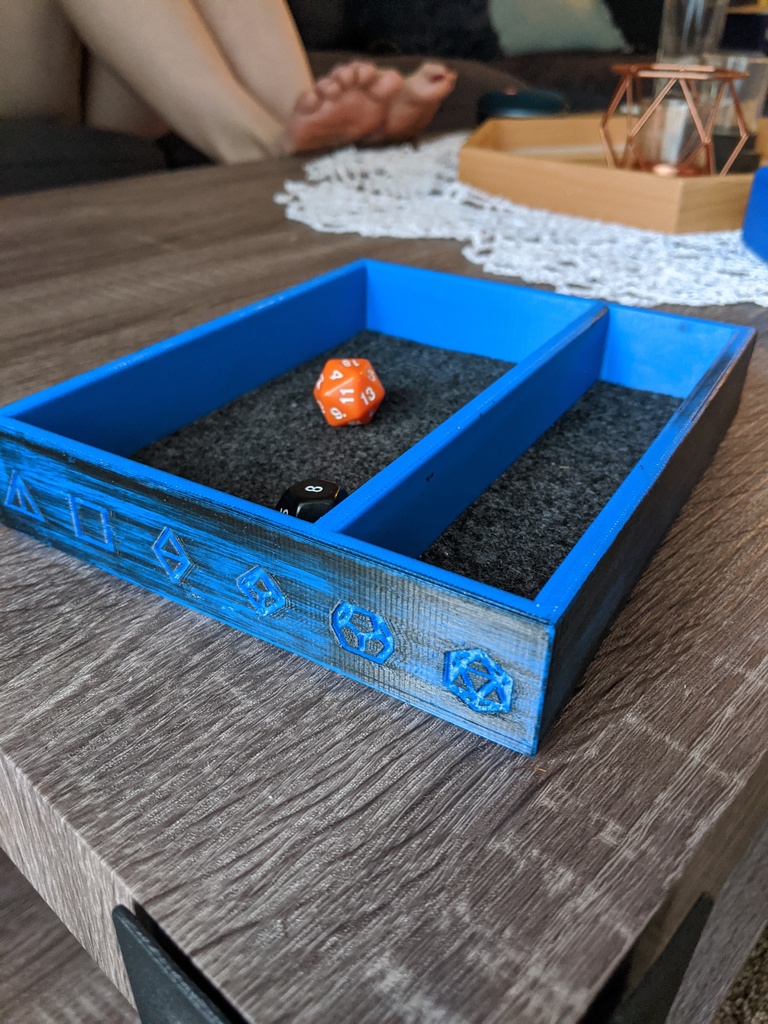 Engraved Dice Tray