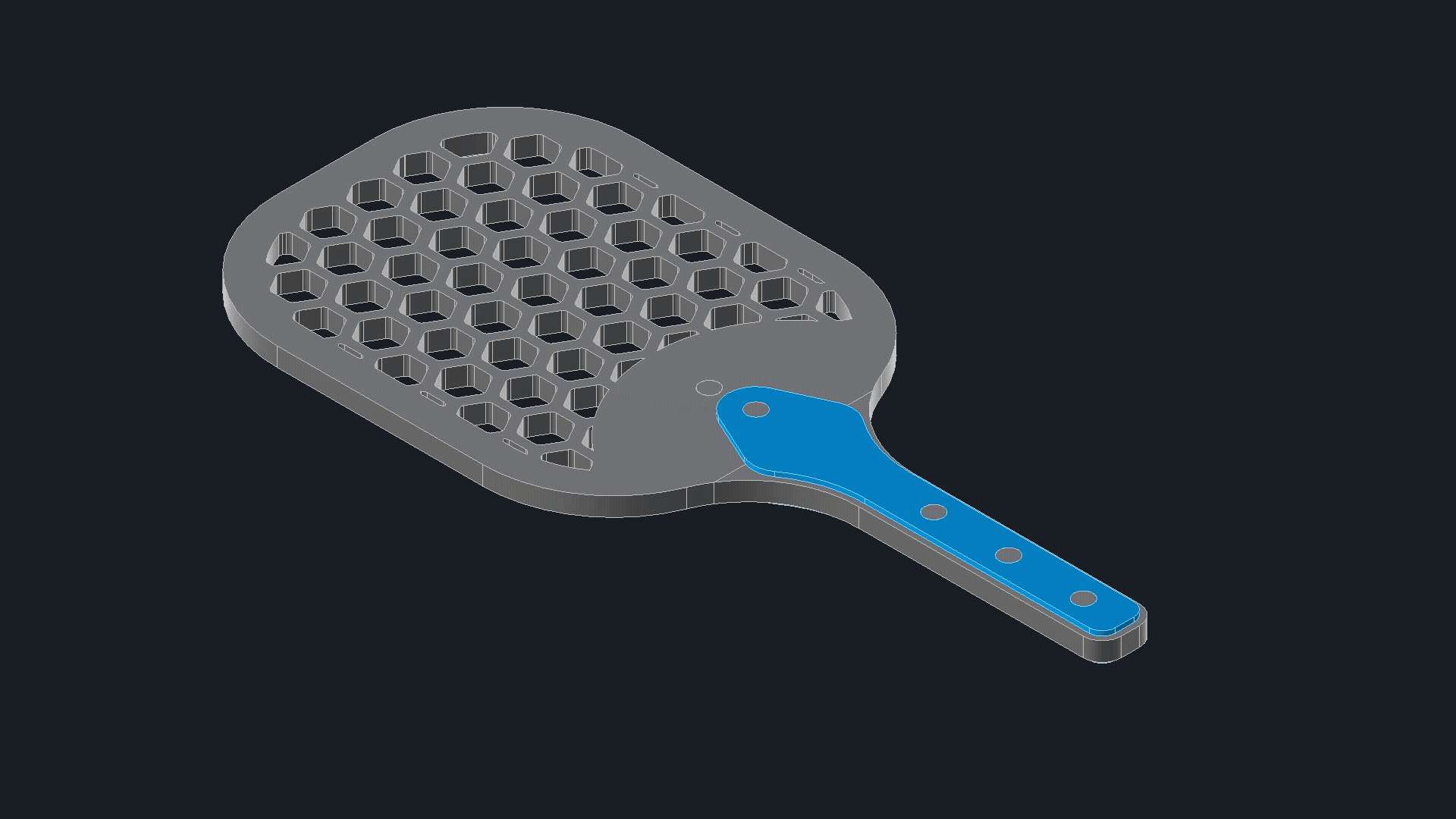 Miniatura 3 do modelo 3D PickleBall Paddle