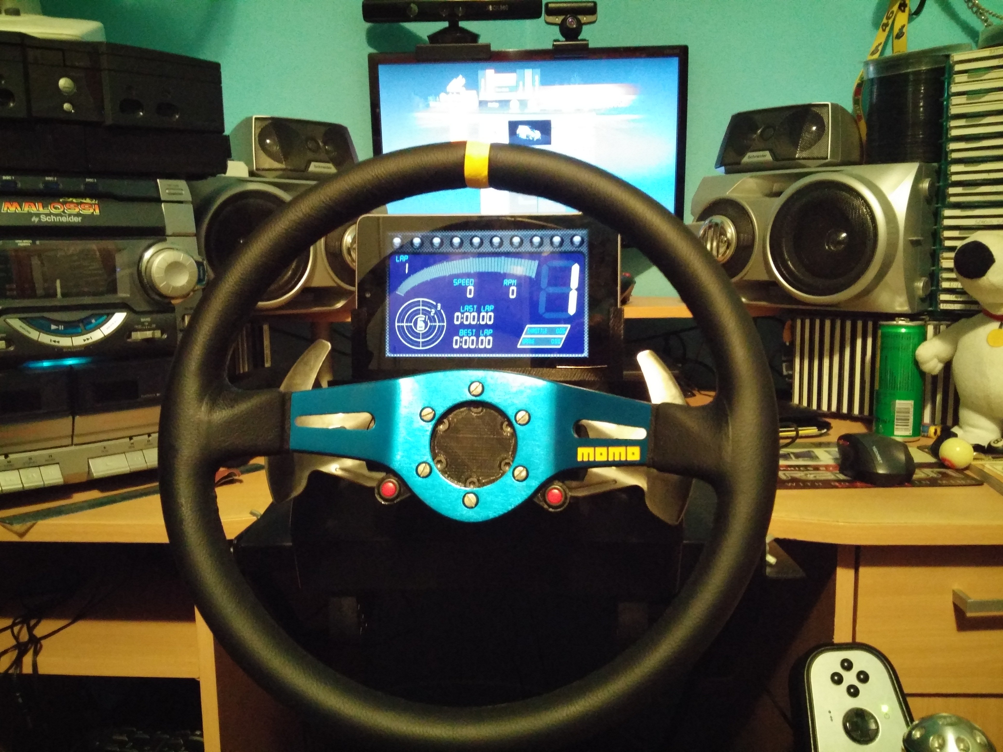 Smartphone/Tablet stand for Logitech G25/G27/G29/G920 (now Customizable!)