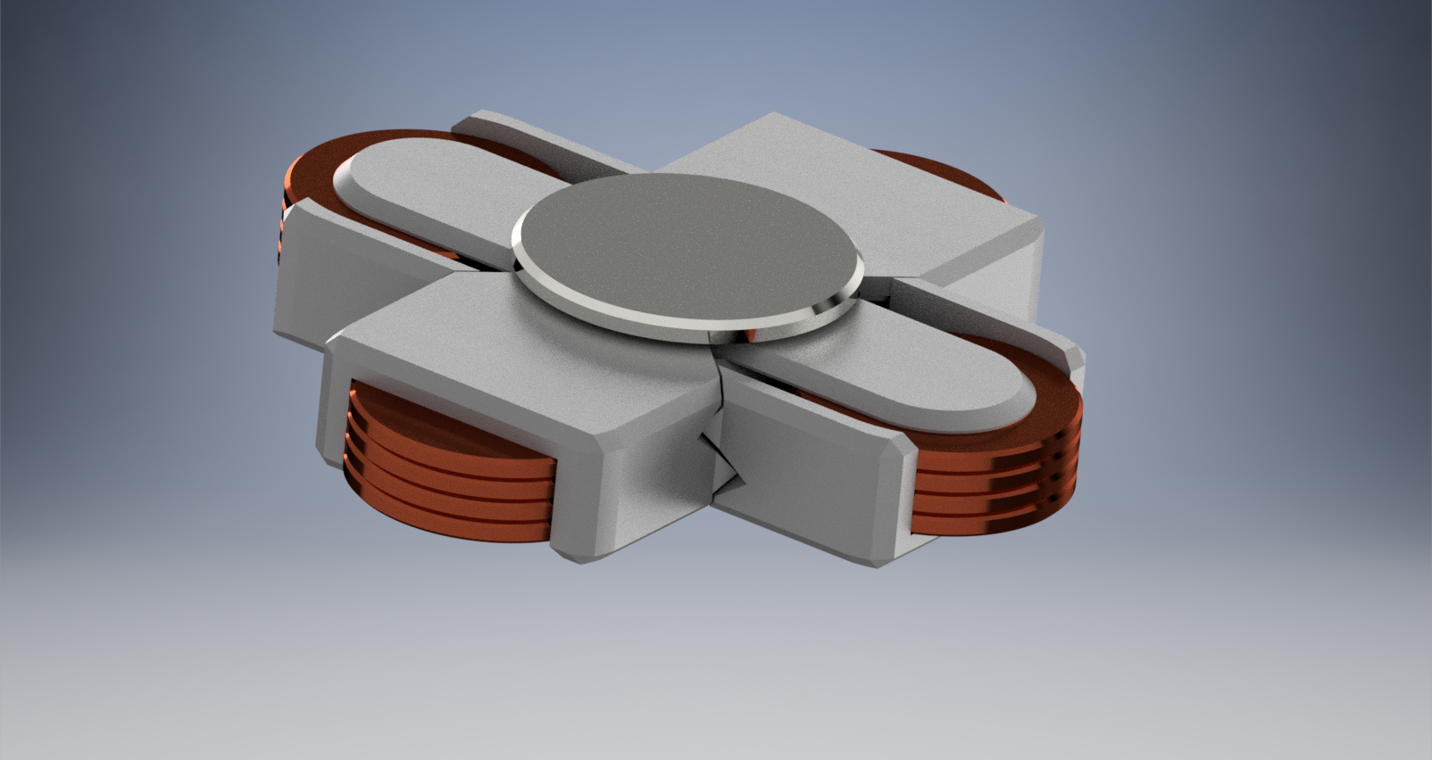Penny-Cross Fidget Spinner