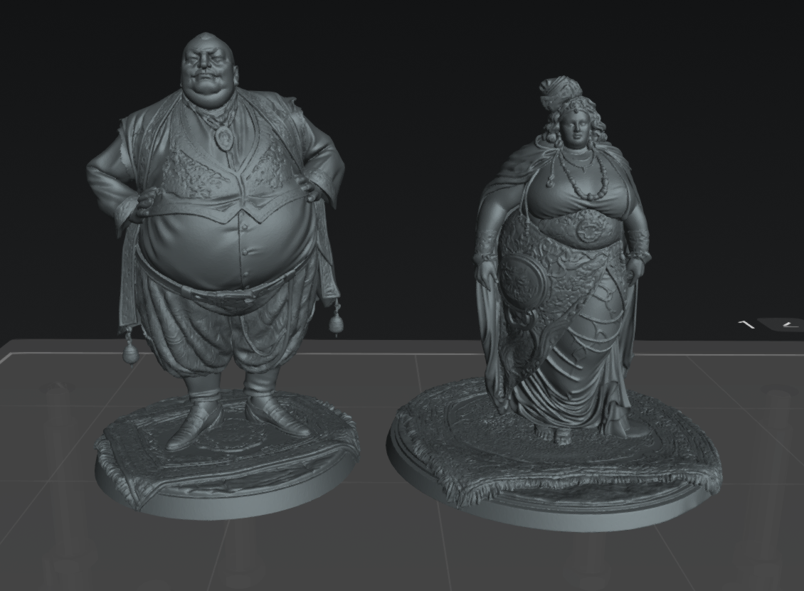 Human townsfolk Merchant Duo