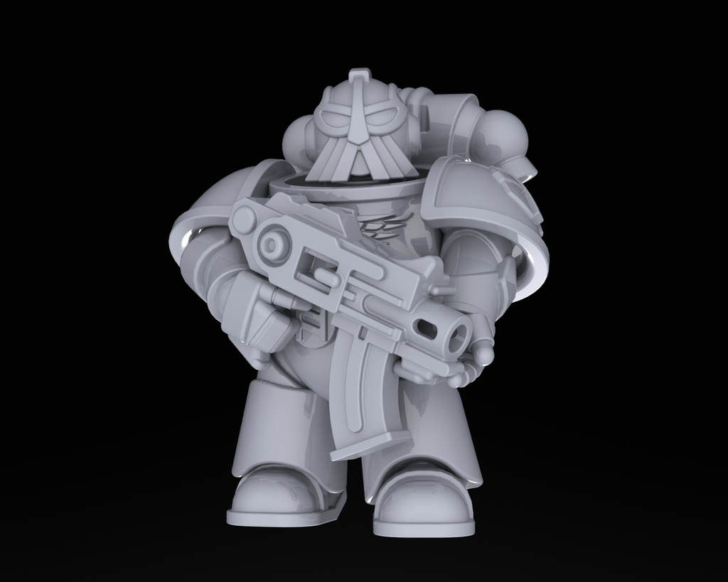 Armoured Space Dwarf Teaser 28mm