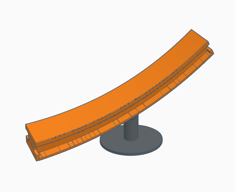 RMC Raptor Roller Coaster Display Track