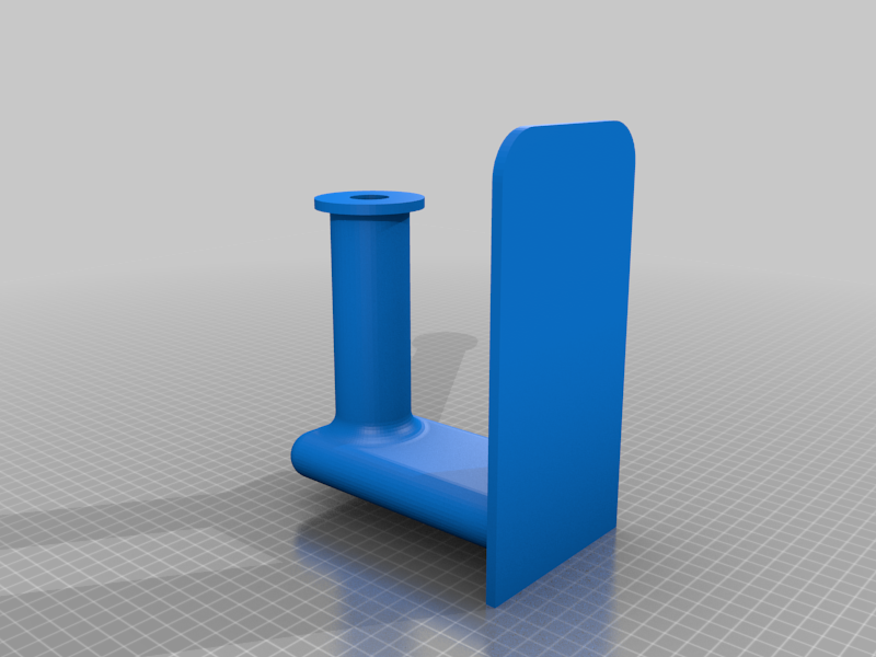 Spool holder for flat surfaces
