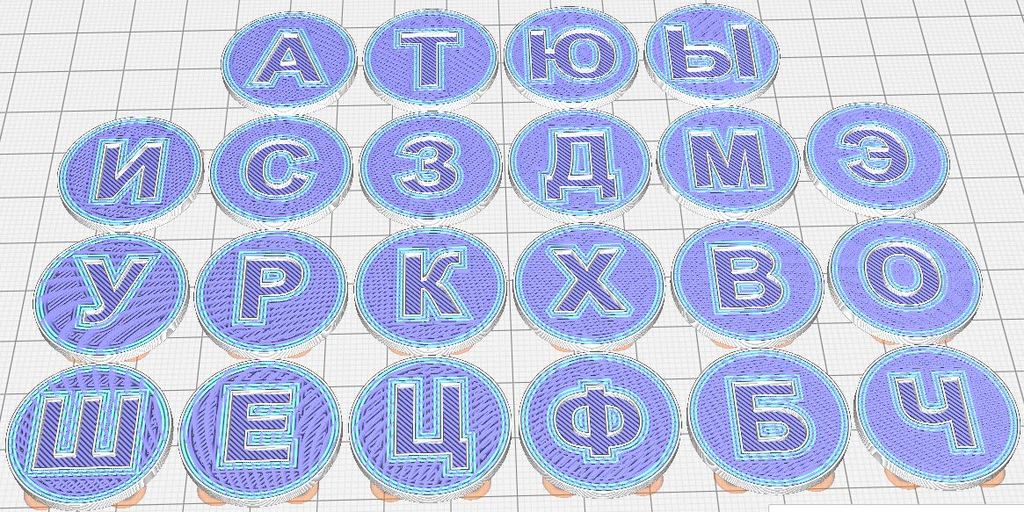 Number Tokens For Catan 5-6 Player Tokens for Multi Material Russian Edition