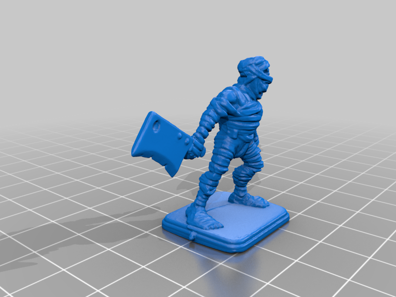heroquest mummy with cleaver