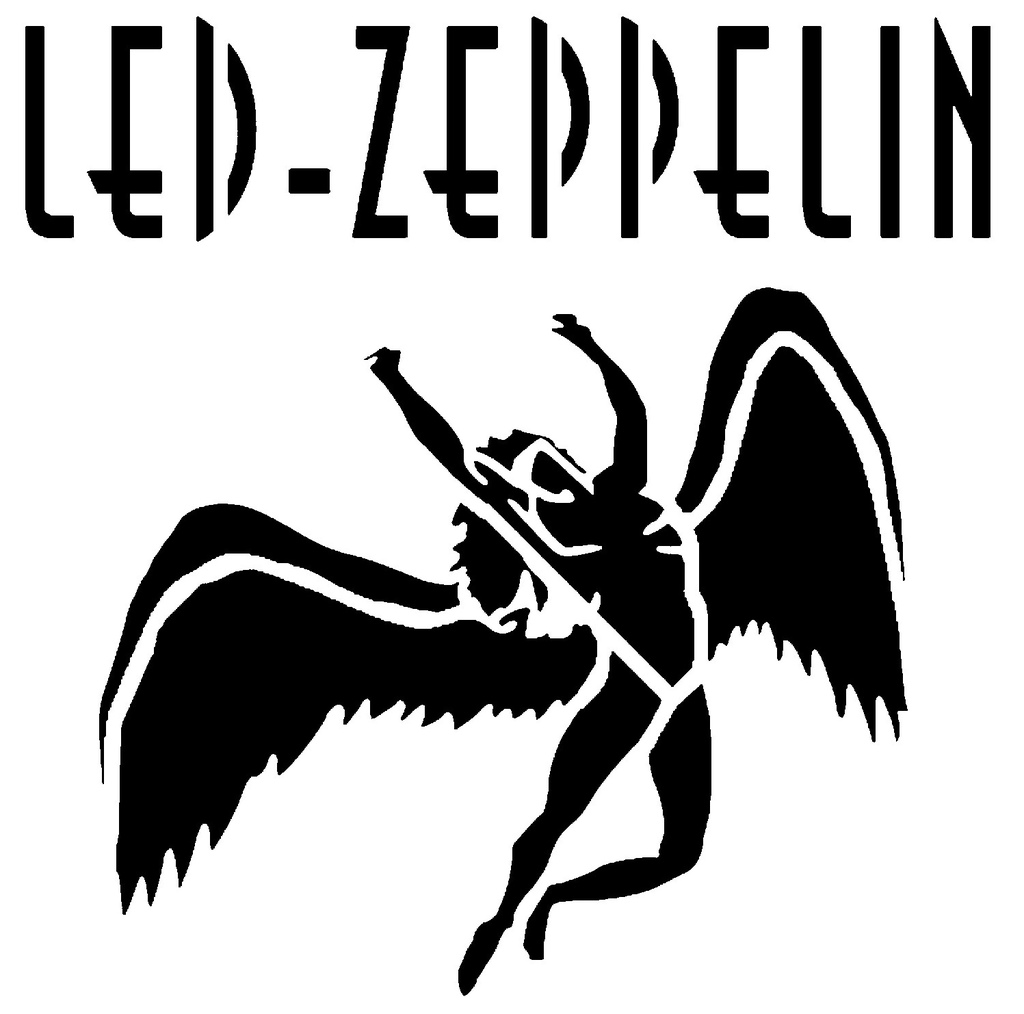 Led Zeppelin stencil