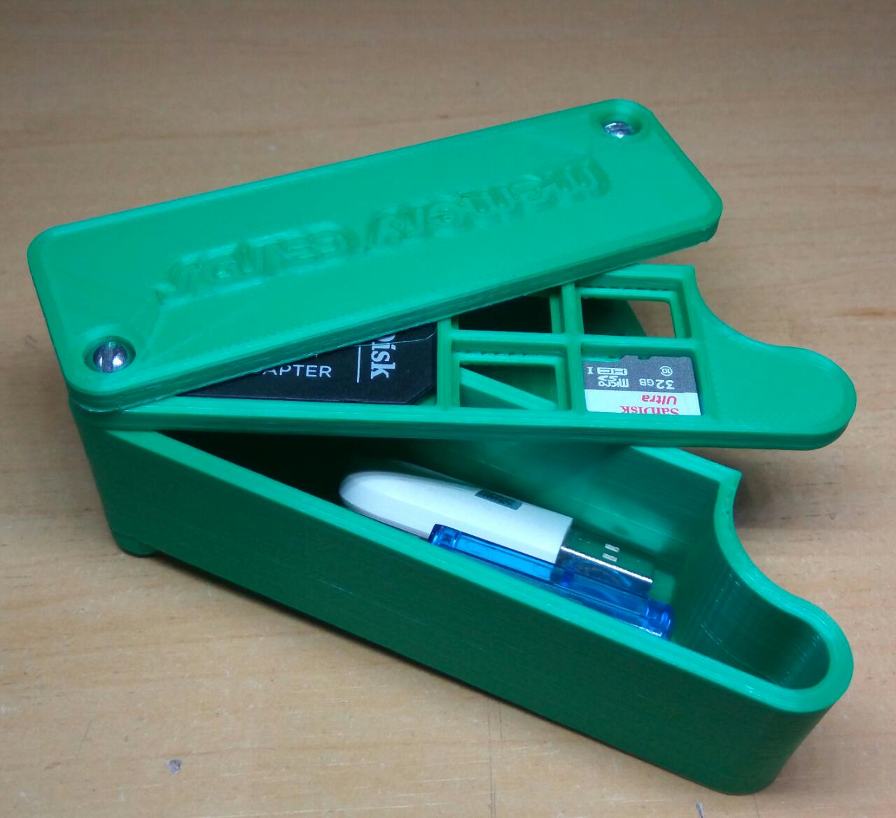 MicroSD holder box guarda cartão