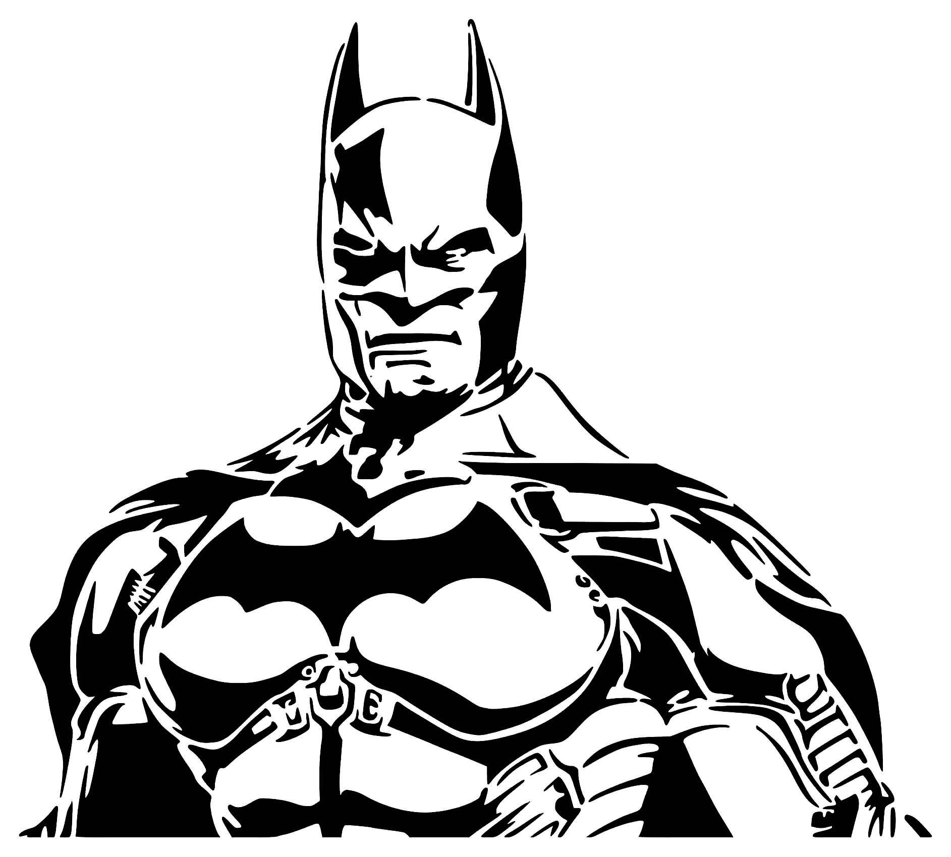 Batman stencil 3