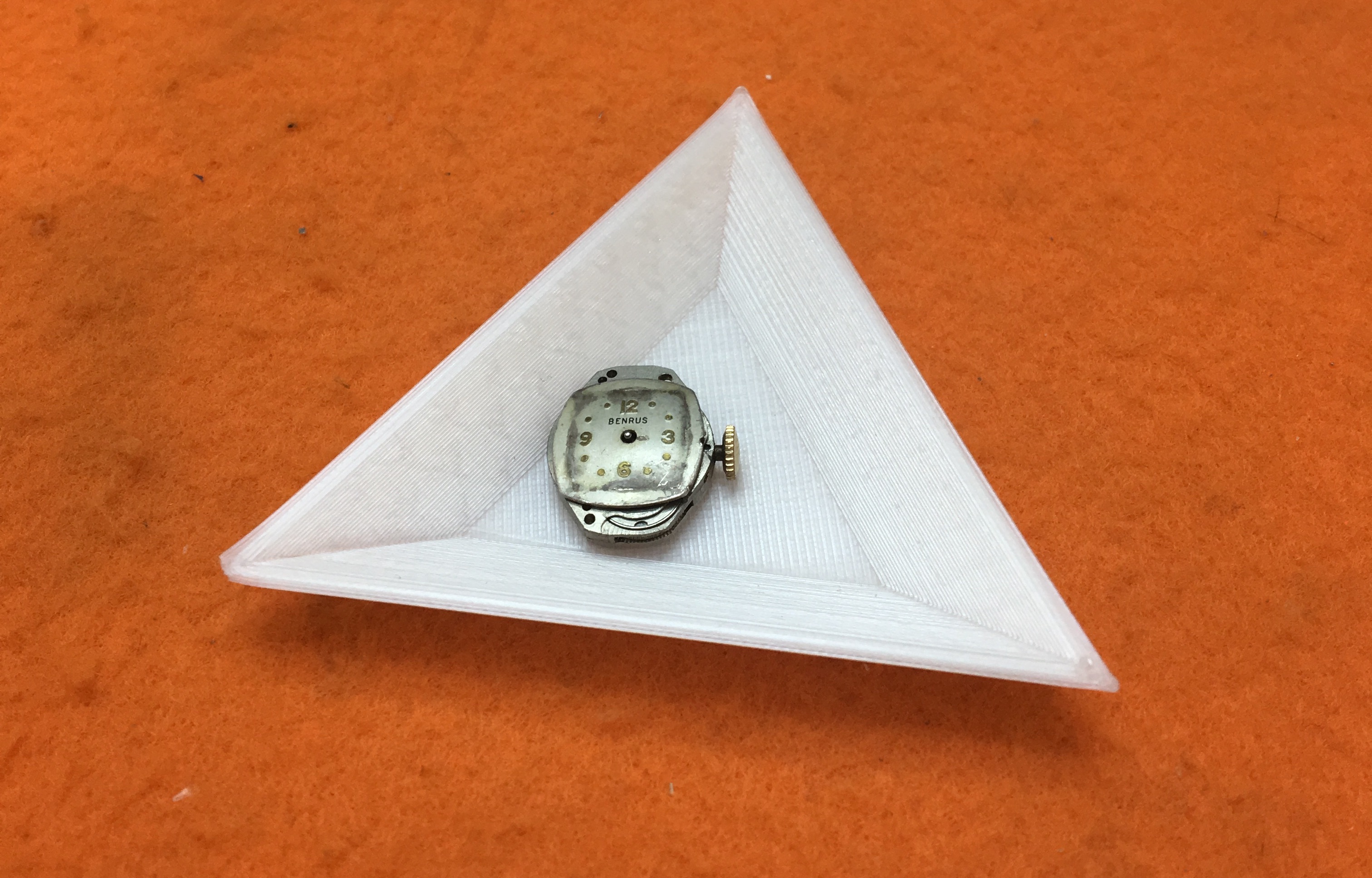 3" Triangle Tray, Watch Repair Tool