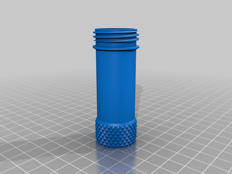 Toothpick PET Container with knurled grip