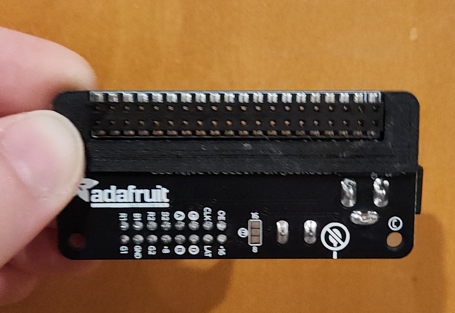 Adafruit Matrix Bonnet Additional Pin Cover for Raspberry Pi Zero 2w Heatsink