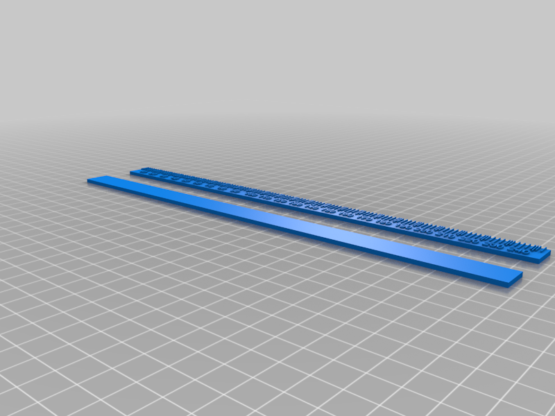 thin ruler 250mm inset/out
